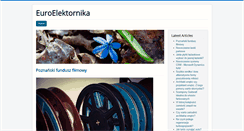 Desktop Screenshot of euroelektronika.pl
